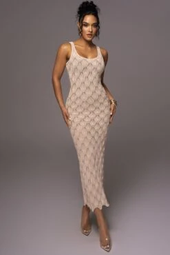 Beige Novabella Maxi Dress -Jluxlabel Dress Shop PRODUCT MAY232023 JUNEDROP1 21