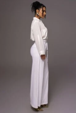 Off White By The Coast Crinkled Button Up -Jluxlabel Dress Shop PRODUCT MAY232023 JUNEDROP1 225