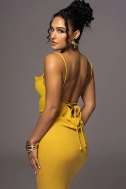 Yellow Adventure Awaits Linen Maxi Dress -Jluxlabel Dress Shop PRODUCT MAY232023 JUNEDROP1 6