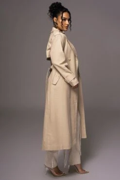 Beige One Step Closer Linen Coat -Jluxlabel Dress Shop PRODUCT MAY232023 JUNEDROP1 65