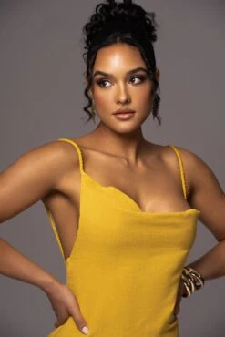 Yellow Adventure Awaits Linen Maxi Dress -Jluxlabel Dress Shop PRODUCT MAY232023 JUNEDROP1 8