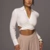 White Drift Away Linen Wrap Top 2 White Drift Away Linen Wrap Top -Jluxlabel Dress Shop PRODUCT MAY232023 JUNEDROP1 81 446b8147 5a1d 4c25 a66f ca87f011a429