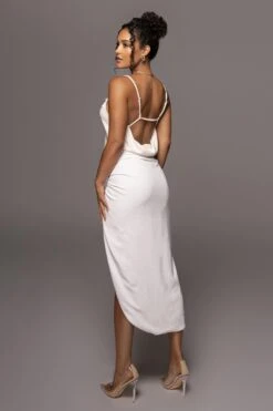 White Diara Bodysuit -Jluxlabel Dress Shop PRODUCT MAY262022 SUMMER2 22