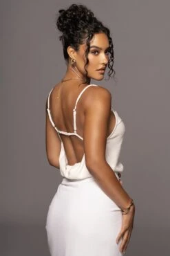 White Diara Bodysuit -Jluxlabel Dress Shop PRODUCT MAY262022 SUMMER2 23