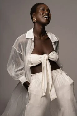 White Lia Button Front Shirt Dress 29 White Lia Button Front Shirt Dress -Jluxlabel Dress Shop PRODUCT MAY92022 190