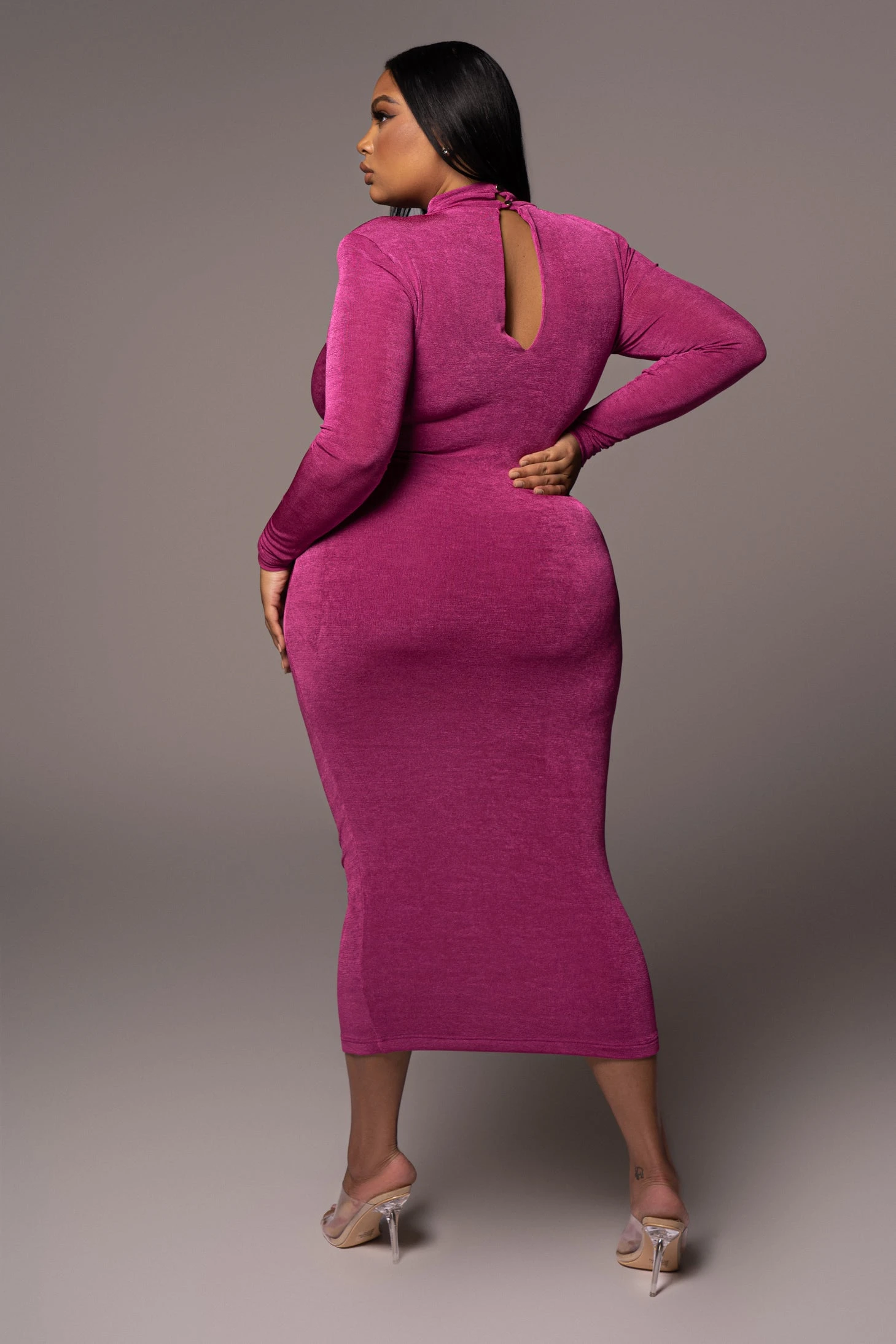 Berry Kara Mock Neck Dress 7 Berry Kara Mock Neck Dress - Image 5