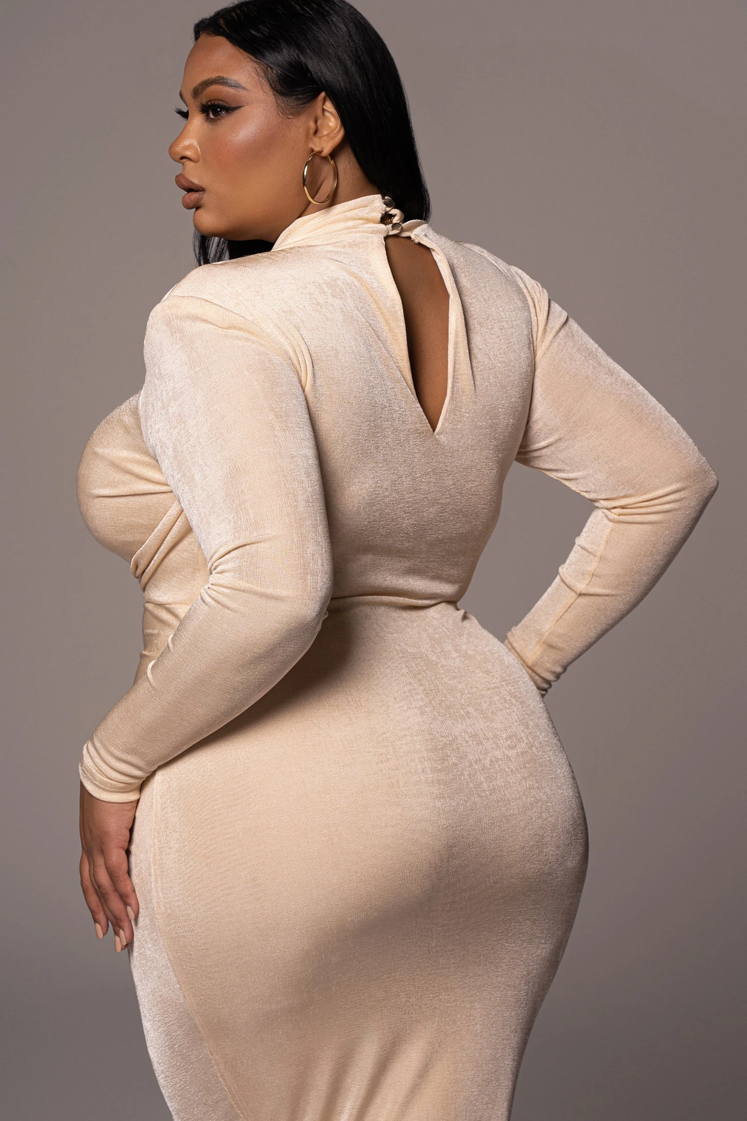 Buttercream Kara Mock Neck Dress 7 Buttercream Kara Mock Neck Dress - Image 5