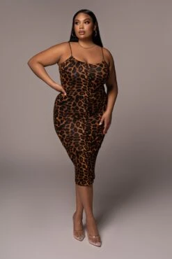 Leopard Vince Bodycon Dress -Jluxlabel Dress Shop PRODUCT NOV162021 PLUSSIZE 38