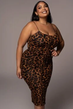 Leopard Vince Bodycon Dress -Jluxlabel Dress Shop PRODUCT NOV162021 PLUSSIZE 43