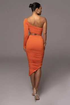 Orange Light Up The Night Dress -Jluxlabel Dress Shop PRODUCT NOV172022 12