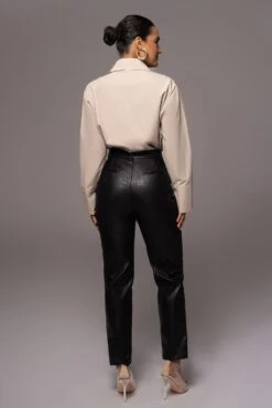 Khaki Classic Button Up Shirt 13 Khaki Classic Button Up Shirt -Jluxlabel Dress Shop PRODUCT NOV172022 204