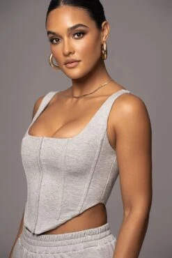 Grey More Than Friends Corset -Jluxlabel Dress Shop PRODUCT NOV172022 220