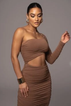 Pecan Light Up The Night Dress -Jluxlabel Dress Shop PRODUCT NOV172022 23