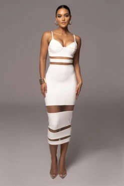 Ivory Alysiha Midi Dress -Jluxlabel Dress Shop PRODUCT NOV172022 26