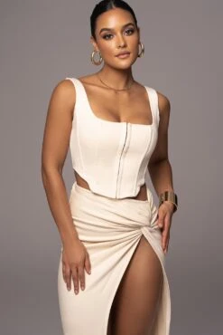 Buttercream More Than Friends Corset -Jluxlabel Dress Shop PRODUCT NOV172022 275