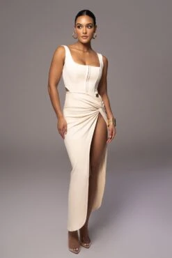 Buttercream More Than Friends Corset -Jluxlabel Dress Shop PRODUCT NOV172022 276