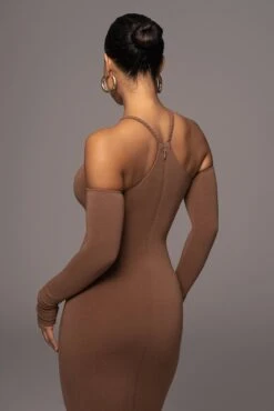 Pecan Soledad Cross Maxi Dress -Jluxlabel Dress Shop PRODUCT NOV172022 73