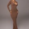 Pecan Made You Look Maxi Dress -Jluxlabel Dress Shop PRODUCT NOV212022 DECDROP1 136