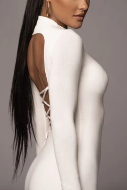 Ivory Shaye Mock Neck Dress -Jluxlabel Dress Shop PRODUCT NOV212022 DECDROP1 197