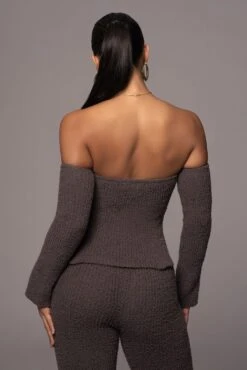 Midnight Grey Off The Record Plush Set 19 Midnight Grey Off The Record Plush Set -Jluxlabel Dress Shop PRODUCT NOV212022 DECDROP1 210