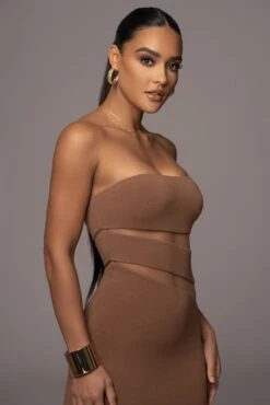 Pecan Unpredictable Midi Dress 29 Pecan Unpredictable Midi Dress -Jluxlabel Dress Shop PRODUCT NOV212022 DECDROP1 6