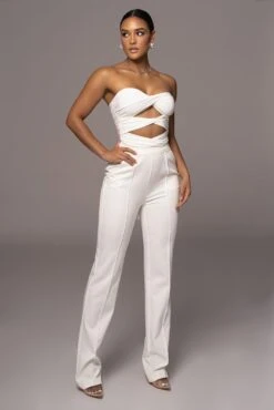 Ivory New Heights Top -Jluxlabel Dress Shop PRODUCT NOV32022 HOLIDAY 109