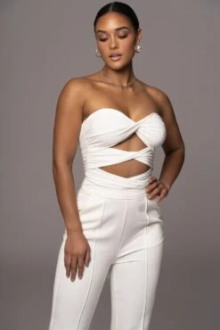 Ivory New Heights Top -Jluxlabel Dress Shop PRODUCT NOV32022 HOLIDAY 112