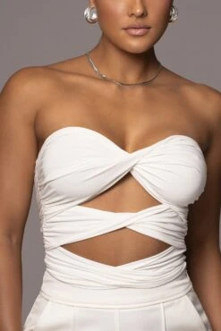 Ivory New Heights Top -Jluxlabel Dress Shop PRODUCT NOV32022 HOLIDAY 113