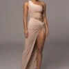 Camel One Night Only Dress -Jluxlabel Dress Shop PRODUCT NOV32022 HOLIDAY 8
