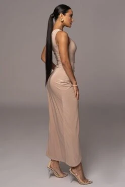 Camel One Night Only Dress 15 Camel One Night Only Dress -Jluxlabel Dress Shop PRODUCT NOV32022 HOLIDAY 9