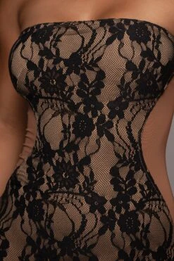 Noir/Tan Easy To Love Dress -Jluxlabel Dress Shop PRODUCT OCT102022 HOLIDAY 34