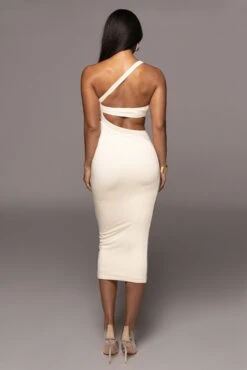 Buttercream Carina Cutout Slit Dress -Jluxlabel Dress Shop PRODUCT OCT102022 MISSING 14