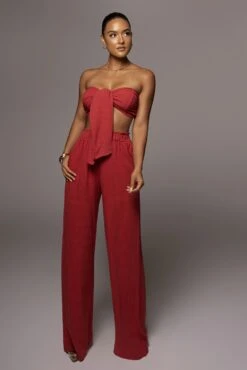 Red More Love Linen Set 12 Red More Love Linen Set -Jluxlabel Dress Shop PRODUCT OCT262021 110