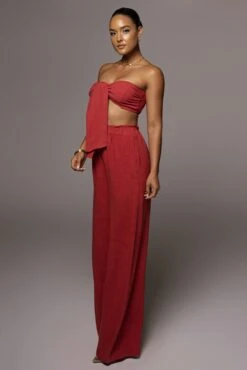 Red More Love Linen Set 13 Red More Love Linen Set -Jluxlabel Dress Shop PRODUCT OCT262021 111