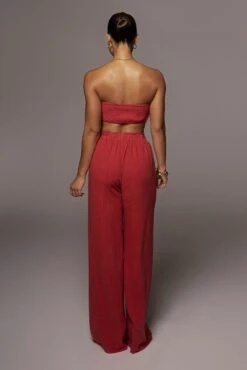 Red More Love Linen Set 15 Red More Love Linen Set -Jluxlabel Dress Shop PRODUCT OCT262021 114