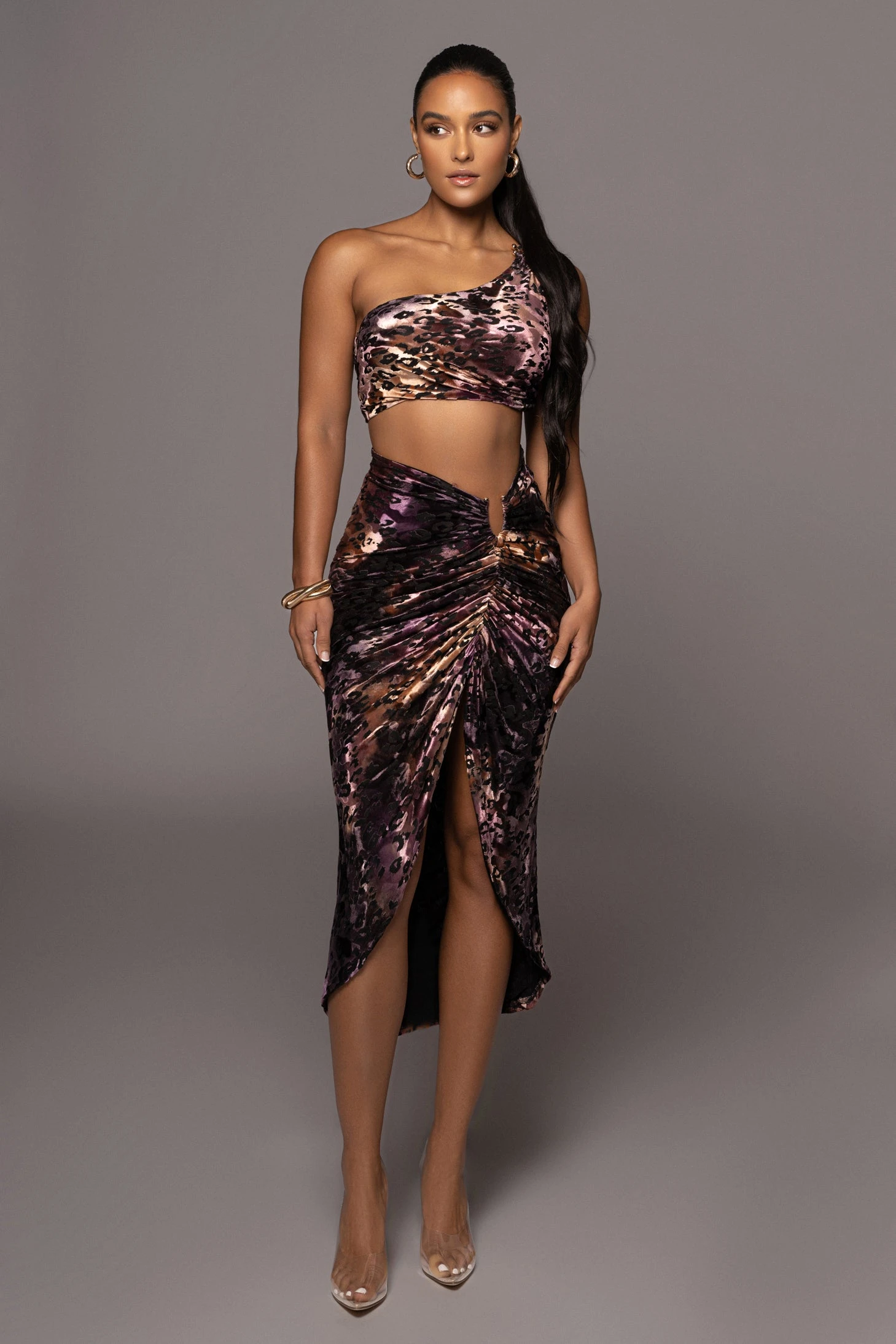 Purple/Brown Wild At Heart Skirt 3 Purple/Brown Wild At Heart Skirt