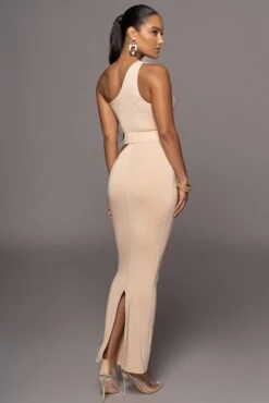 Tan Jluxbasix Azuree Cutout Dress -Jluxlabel Dress Shop PRODUCT OCT32022 PART2 15