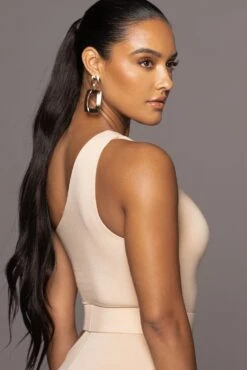 Tan Jluxbasix Azuree Cutout Dress -Jluxlabel Dress Shop PRODUCT OCT32022 PART2 19