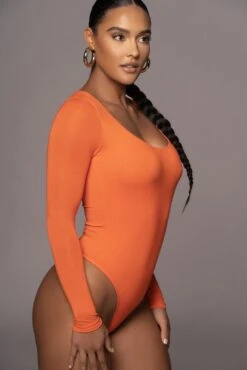 Jluxbasix Tangerine Bethie Scoop Long Sleeve Bodysuit 13 Jluxbasix Tangerine Bethie Scoop Long Sleeve Bodysuit -Jluxlabel Dress Shop PRODUCT SEPT192022 MISSING 44