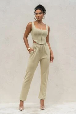 Moss More Than Friends Corset -Jluxlabel Dress Shop PRODUCT SEPT92022 KNITS 16