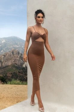 Chocolate Midnight Memories Midi Dress 20 Chocolate Midnight Memories Midi Dress -Jluxlabel Dress Shop PRODUCT SEPT92022 KNITS 163