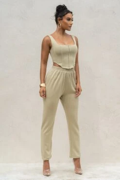 Moss More Than Friends Corset -Jluxlabel Dress Shop PRODUCT SEPT92022 KNITS 17