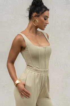 Moss More Than Friends Corset -Jluxlabel Dress Shop PRODUCT SEPT92022 KNITS 23