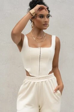 Buttercream More Than Friends Corset -Jluxlabel Dress Shop PRODUCT SEPT92022 KNITS 34