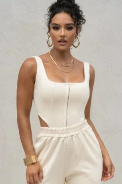 Buttercream More Than Friends Corset -Jluxlabel Dress Shop PRODUCT SEPT92022 KNITS 35