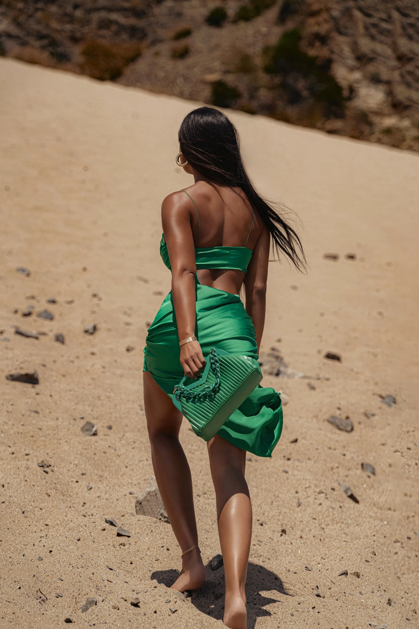 Green Maurine Cutout Dress 14 Green Maurine Cutout Dress - Image 12