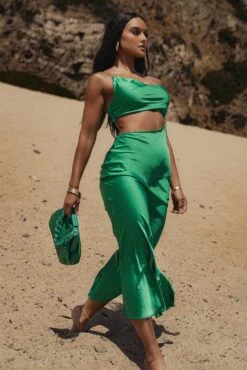 Green Maurine Cutout Dress 28 Green Maurine Cutout Dress -Jluxlabel Dress Shop SUMMER32022 8