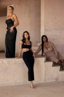 Black Palmas Crochet Maxi Dress 28 Black Palmas Crochet Maxi Dress -Jluxlabel Dress Shop SUMMER4 12