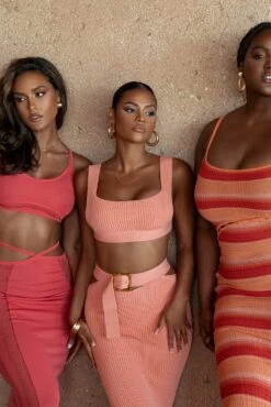 Peach Nikole Ribbed Skirt Set 39 Peach Nikole Ribbed Skirt Set -Jluxlabel Dress Shop SUMMER4 39 659ea40f 5005 4caf 9940 f6d9bf5dfd46