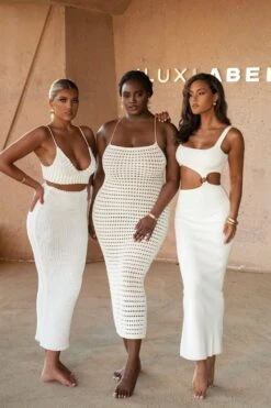 Ivory Time After Time Dress -Jluxlabel Dress Shop SUMMER4 55